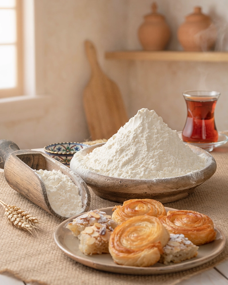 دقيق المعجنات والمعجنات